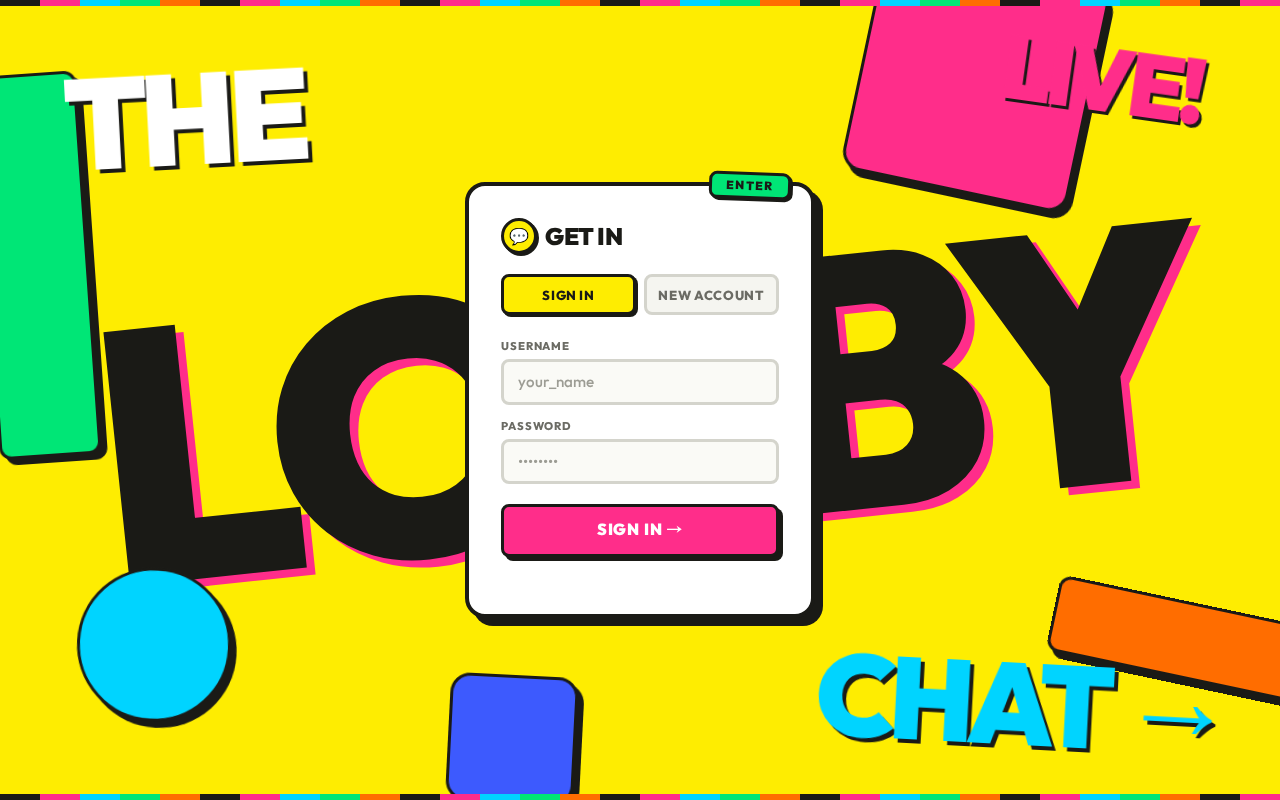 Live Chat The Lobby
